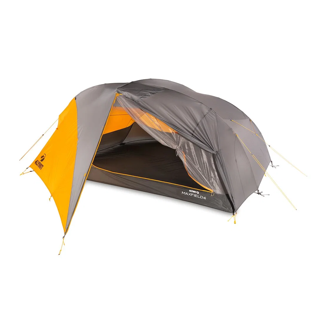 09M4OR01D – KLYMIT Tent, Ground Tent 86 Inch Length x 96 Inch Width x 45 Inch Height Nylon Without Window 4 Person Ca...